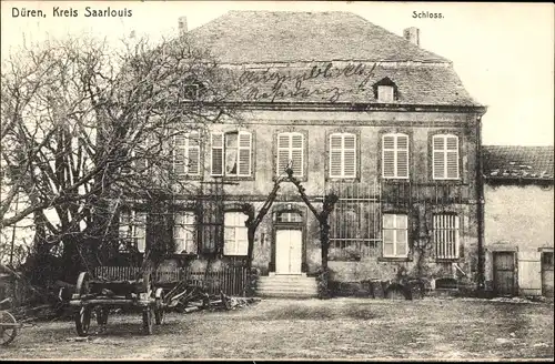 Ak Düren Wallerfangen im Saarland, Schloss