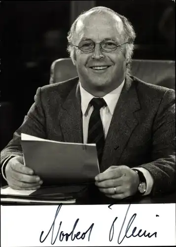 Ak Norbert Blüm, Politiker, Portrait, Autogramm