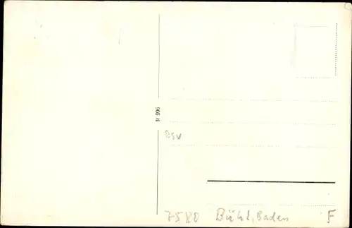 Ak Kappelwindeck Bühl in Baden, Teilansicht