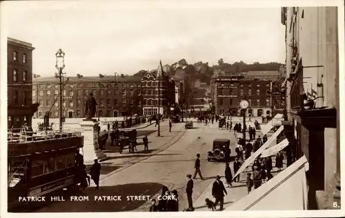 Ak Cork Irland, Patrick Hill aus der Patrick Street
