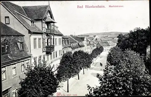 Ak Bad Blankenhain in Thüringen, Marktstraße