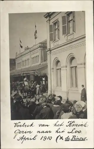 Foto Ak Apeldoorn Gelderland, Paleis Het Loo, de Prinses 1910