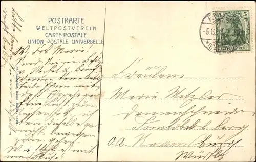 Ak Engen im Hegau Baden, Teilansicht mit Kirche