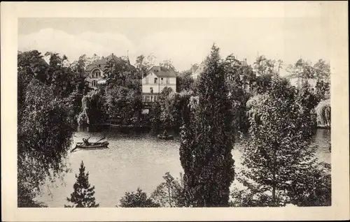 Ak Berlin Wilmersdorf Grunewald, Partie am Königssee