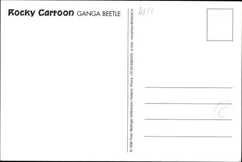Künstler Ak Serie Rocky Carton, Ganga Beetle, Sänger, Gitarre