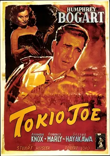 Ak Schauspieler Humphrey Bogart in Film Tokio Joe, Florence Marly, Alexander Kinox