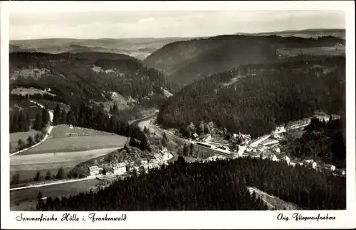 Ak Hölle Naila in Oberfranken, Fliegeraufnahme