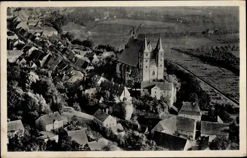 Ak Geithain in Sachsen, Fliegeraufnahme, Nikolaikirche