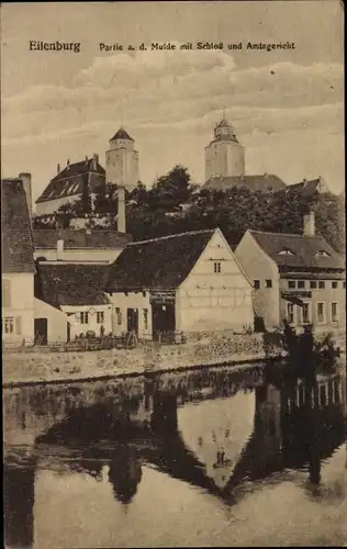 Ak Eilenburg an der Mulde, Schloss, Amtsgericht