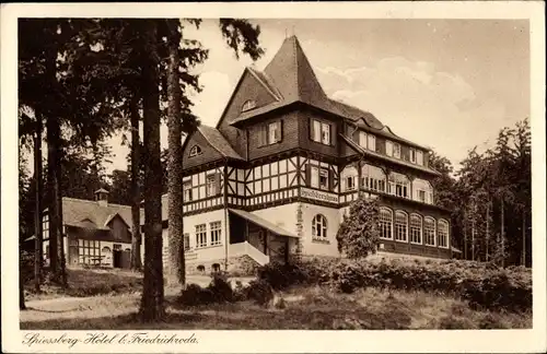 Ak Waltershausen in Thüringen, Spiessberg Hotel