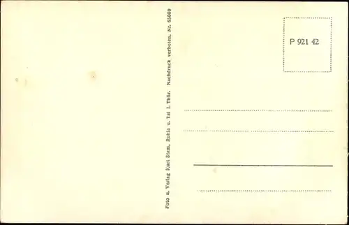 Ak Ruhla in Thüringen, Forst-Straße, Ortsansicht