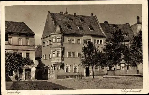 Ak Eisenberg in Thüringen, Oberpfarramt, Mohrenbrunnen