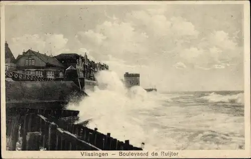 Ak Vlissingen Zeeland Niederlande, Bouleverd de Ruijter