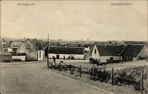 Ak Zandvoort Nordholland Niederlande, Teilansicht vom Dorf