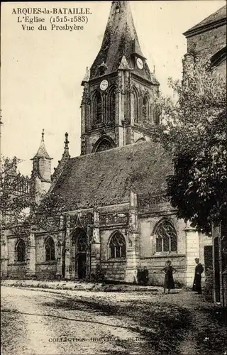 Ak Arques la Bataille Seine Maritime, Kirche