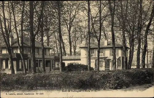 Ak Paris 16. Jahrhundert, Bois de Boulogne, Villa TS