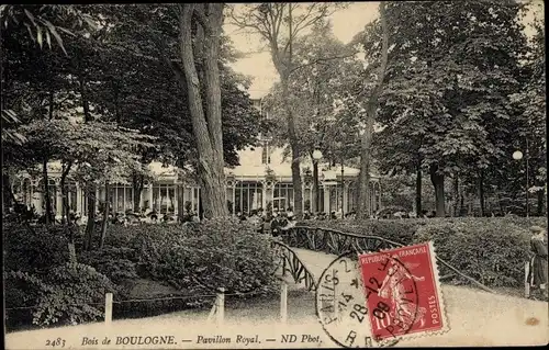 Ak Paris 16. Jahrhundert, Bois de Boulogne, Königlicher Pavillon, Restaurant