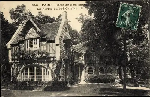 Ak Paris 16., Bois de Boulogne, La Ferme du Pré Catelan