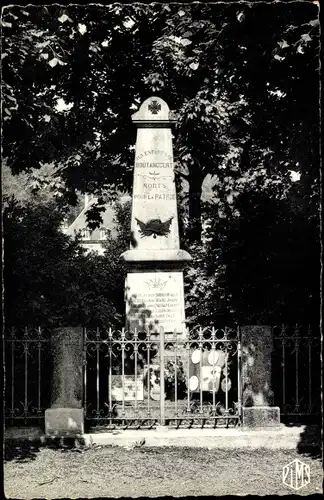 Ak Boutancourt Ardennen, Kriegsdenkmal