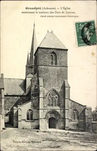 Ak Grandpré Grand Pré Ardennen, Kirche