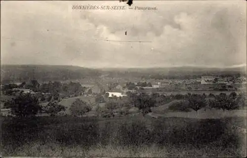 Ak Bonnières sur Seine Yvelines, Panorama
