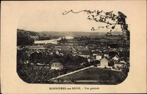 Ak Bonnières sur Seine Yvelines, Gesamtansicht