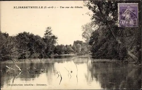 Postkarte Élisabethville Yvelines, Eine Ansicht von Giboin