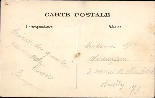 Postkarte Élisabethville Yvelines, Eine Ansicht von Giboin