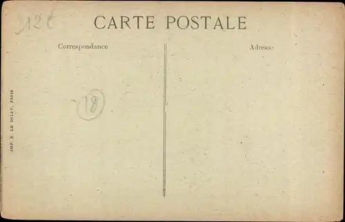 Ak Paris XVIII. Montmartre, Rue de Tercy, Haus des großen Herrn