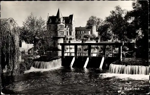 Ak Moret sur Loing Seine et Marne, Der Überlauf des Loing