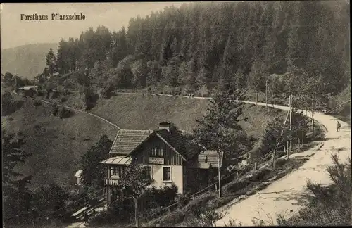 Ak Sainte Marie aux Mines Markirch Elsass Haut Rhin, Forsthaus Pflanzschule