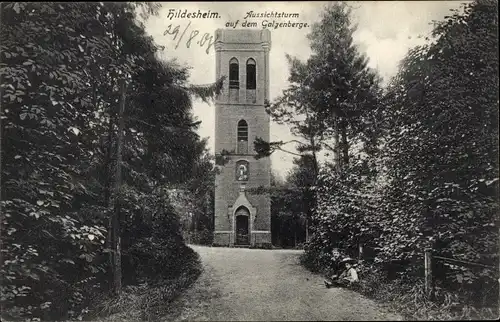 Ak Hildesheim in Niedersachsen, Galgenberg, Aussichtsturm