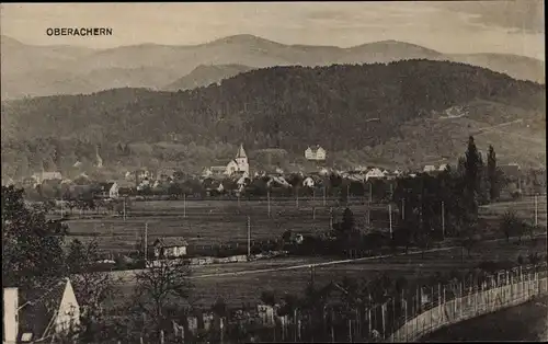 Ak Oberachern Achern in Baden Schwarzwald, Panorama