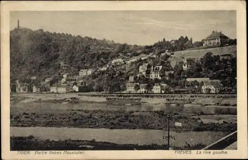 Ak Trier an der Mosel, linkes Moselufer