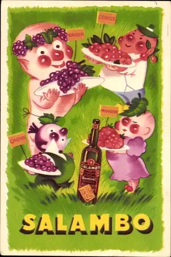 Ak Reklame, Salambo, Bardinet-Bordeaux