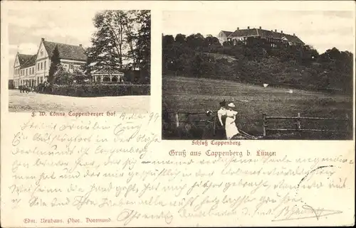 Ak Cappenberg Selm im Münsterland, Gasthaus Cappenberger Hof, Schloss