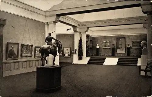 Ak Dresden, Kunstausstellung 1908, Blick in den Berliner Saal