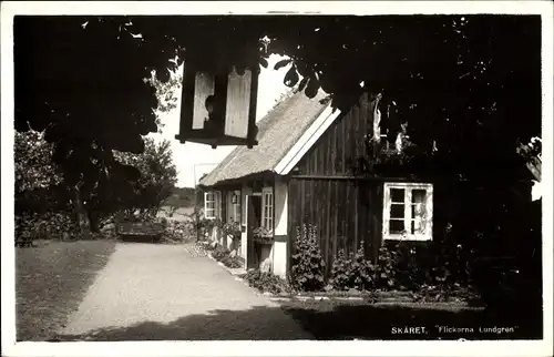 Ak Skäret Schweden, Flickorna Lundgren