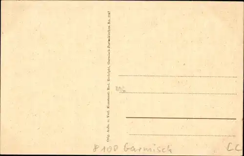 Ak Garmisch Partenkirchen, Adolf Zöppritzhaus am Kreuzeck mit Alp und Zugpspitze