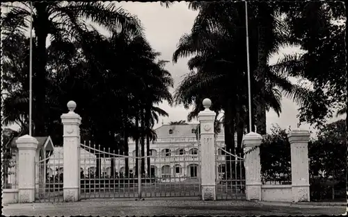 Ak Brazzaville, Französisch-Kongo, Regierungspalast