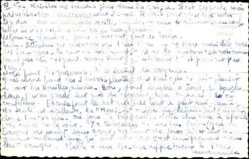 Ak Brazzaville Französisch Kongo, Ansicht von Léopoldville