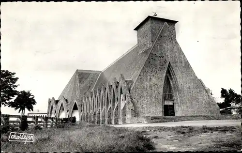 Ak Brazzaville Französisch Kongo, Basilika der Heiligen Anna von Kongo