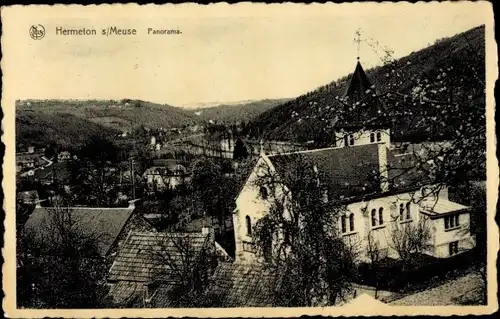 Ak Hermeton sur Meuse Wallonien Namur, Panorama