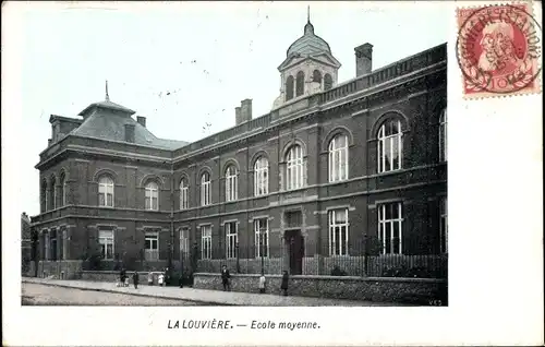 Ak La Louvière Wallonien Hennegau, Mittelschule