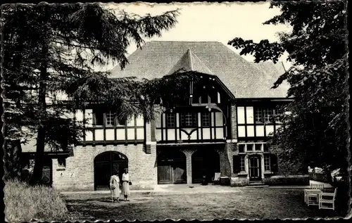 Ak Zwartberg Limburg Flandern, Schloss