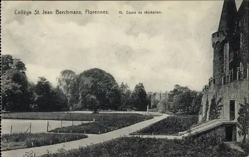 Ak Wallonia Namur de Florenne, St Jean Berchmans College, Spielplatz