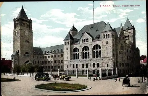 Ak Poznań Posen, Residenzschloss