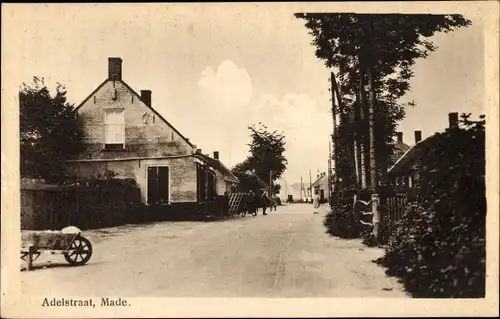 Ak Made Drimmelen Nordbrabant Niederlande, Adelstraat