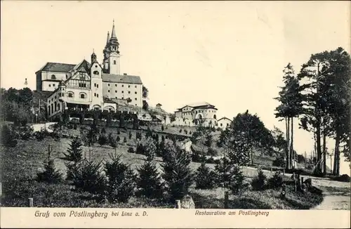 Ak Linz an der Donau Oberösterreich, Pöstlingberg