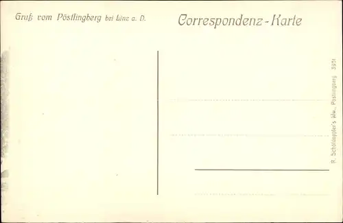 Ak Linz an der Donau Oberösterreich, Pöstlingberg